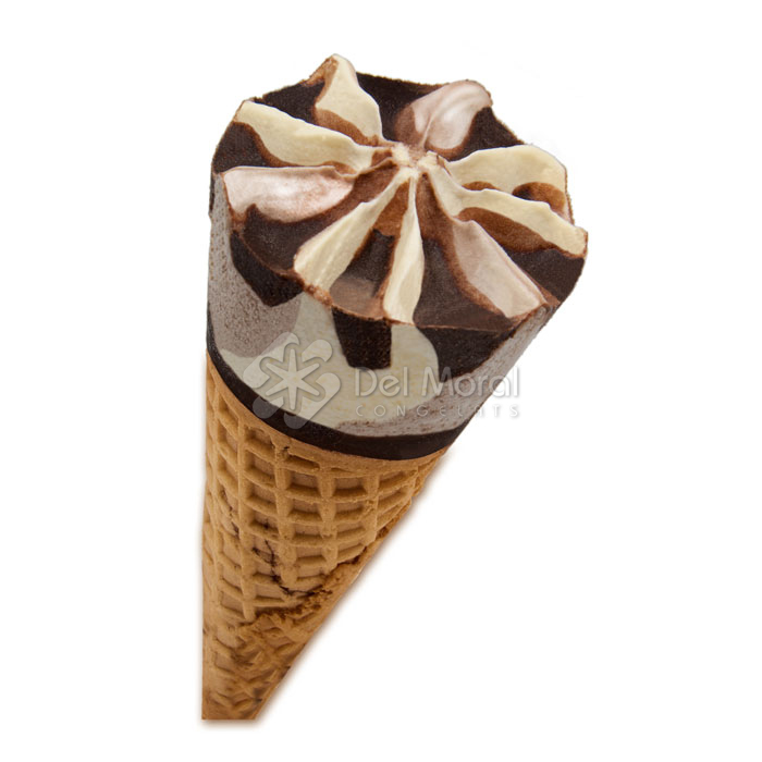 CONO DE VAINILLA Y CHOCOLATE-