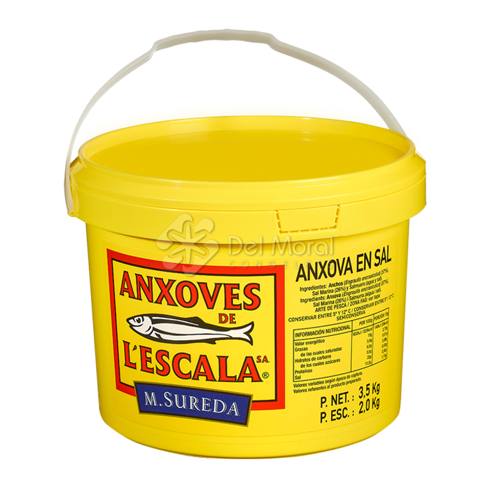 ANXOVES de L'ESCALA en SAL