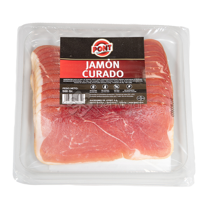 JAMON CURADO LONCHEADO - PONT