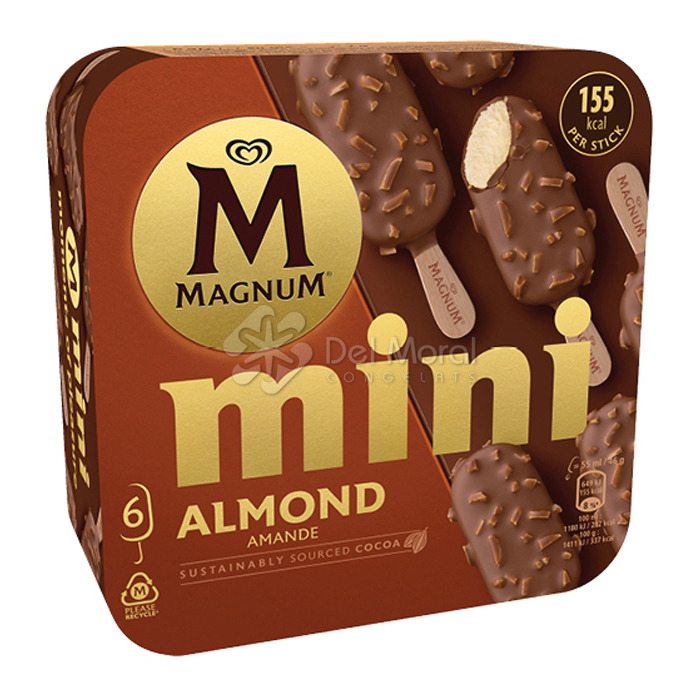 6 MAGNUM MINI ALMENDRAS