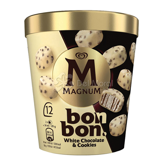 MAGNUM BONBÓN WHITE CHOCOLATE Y COOKIES