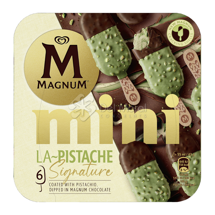 6 MAGNUM MINI LE PISTACHE 