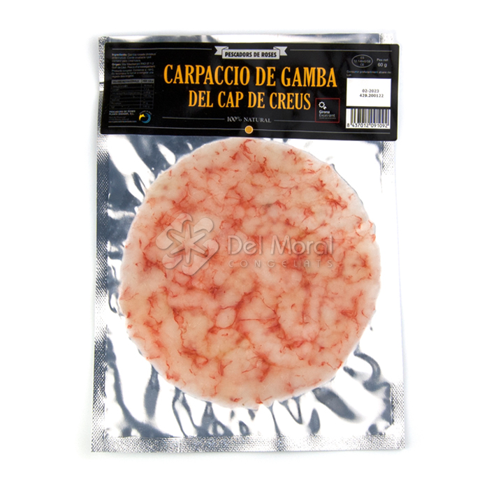 CARPACCIO GAMBA DE ROSES