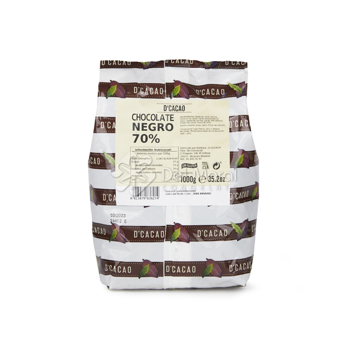 DCACAO XOCOLATA NEGRA 70%