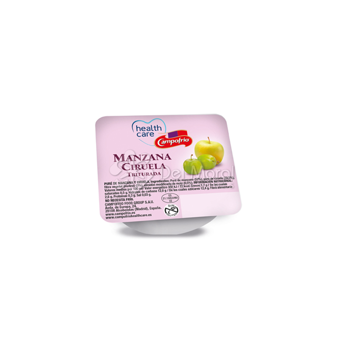 TARRINA MANZANA/CIRUELA - HEALTHCARE