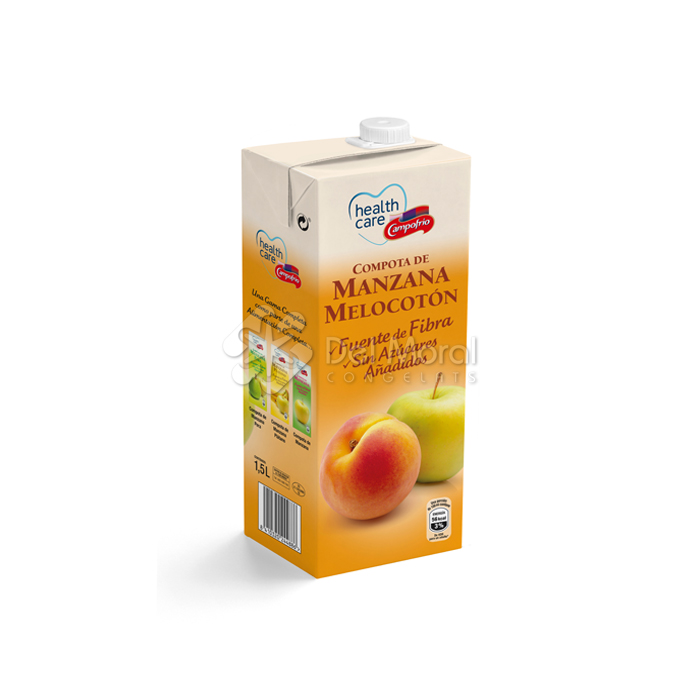 COMPOTA MANZANA/MELOCOTON - HEALTHCARE